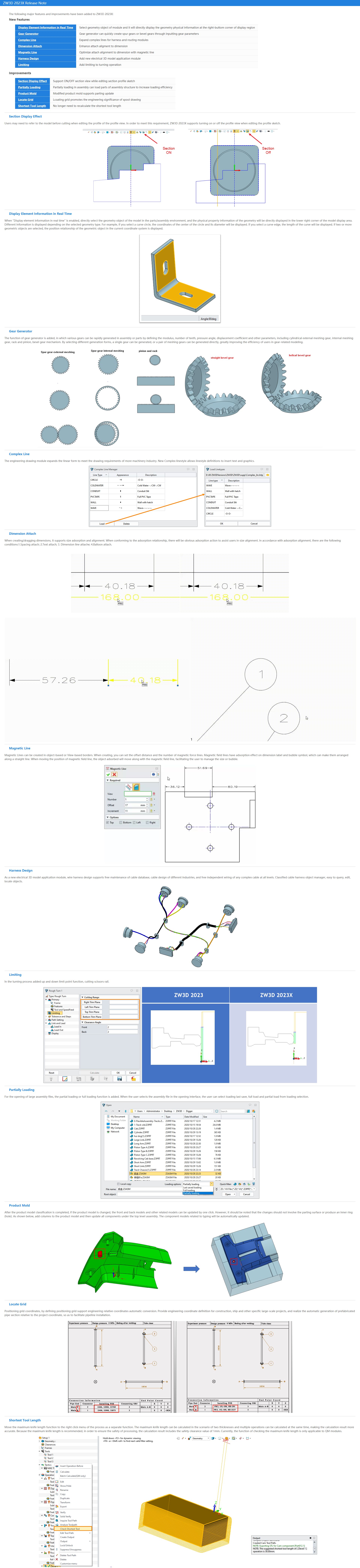 ZW3D 2023X Release Note